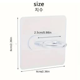 10pcs Multifunctional Wall-Mounted Round Hooks Free Punching Seamless Paste Storage Rack Kitchen Bathroom Household Ring Hange