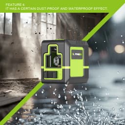 Lfine Laser Level 2 Lines Cross Green Level Laser Horizontal Vertical Nivel Laser Automatic 360° Self-Leveling Laser Level Tools