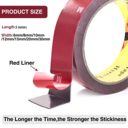3/M Long Extra Strong Double Sided Tape Adhesive 0.4mm Thick For Car Home Industry Special Strong Double-Sided Tape