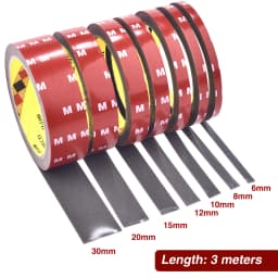 3/M Long Extra Strong Double Sided Tape Adhesive 0.4mm Thick For Car Home Industry Special Strong Double-Sided Tape