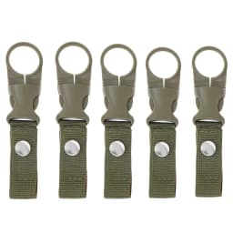Webbing Water Bottle Holder Climbing Carabiner Belt Backpack Hanger Hooks Clip Multifunction Water Bottle Nylon Buckle Hook Clip