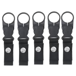 Webbing Water Bottle Holder Climbing Carabiner Belt Backpack Hanger Hooks Clip Multifunction Water Bottle Nylon Buckle Hook Clip