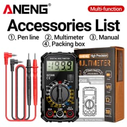 ANENG SZ308 Digital Multimeter   AC/DC Current Meter Voltage Resistance Meter Electrician LCD Screen Ohm Square Wave Test
