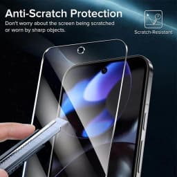 Fingerprint Unlock Glass for Pixel 9 Pro 10 8A 9A 10A 7A 8 Pro Screen Protector Pixel 9 Pro XL Tempered Glass for Google Pixel 9