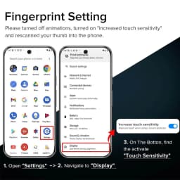 Fingerprint Unlock Glass for Pixel 9 Pro 10 8A 9A 10A 7A 8 Pro Screen Protector Pixel 9 Pro XL Tempered Glass for Google Pixel 9