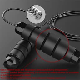 With Ball Bearings Adjustable Tangle-Free Speed Wire Jump Rope Workout with Foam Handles for Fitness Home Workouts and Slim Body