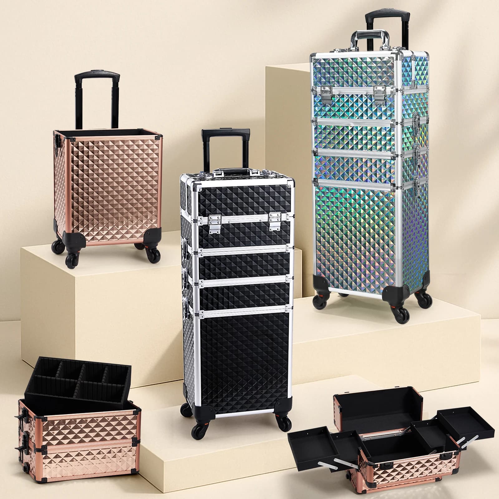 Makeup Trolley Case