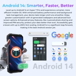 [Ship from DE] HOTWAV Hyper 7 Pro 5G Rugged Phone 200MP Android 14 6.6'' 120Hz Smartphone 36(16+20)GB 256GB 10800mAh Cell Phone