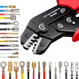 Ratcheting Crimping Tool Set For Dupont JST MOLEX Open Barrel,Dupont Molex JST TE Terminals & EPC PCIE SATA Pins SN-58B
