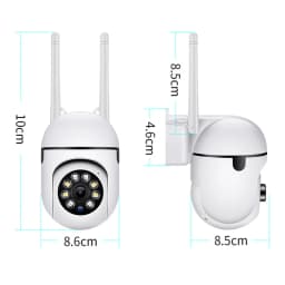 1MP Wifi IP Wireless Security Surveillance PTZ Camera 4X Zoom Cameras Tracking Two-way Audio HD Night Color Cam