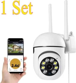 1MP Wifi IP Wireless Security Surveillance PTZ Camera 4X Zoom Cameras Tracking Two-way Audio HD Night Color Cam