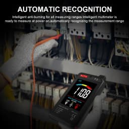 NJTY T3 Smart Digital Multimeter Type-c Charging Auto-Ranging 4000 Counts Ultra-thin NCV Live Wire Color Display Multimeter Tool