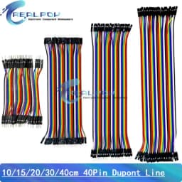 40PIN Dupont Line Male To Male Female To Female Male To Female Jumper Wire Cable 10cm 15cm 20cm 30cm 40cm for Arduino DIY KIT