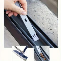 2in1 Highrise Glass Brush Window with Squeegee and Mini Brush Rotatable Glass Wiper Home Cleaning Tool for Glass,Walls and Floor