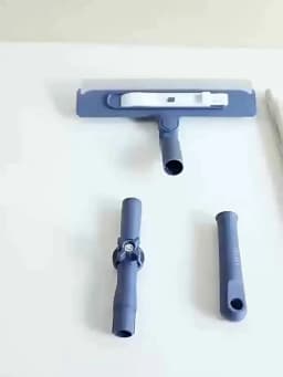 2in1 Highrise Glass Brush Window with Squeegee and Mini Brush Rotatable Glass Wiper Home Cleaning Tool for Glass,Walls and Floor