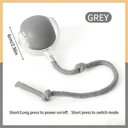 Smart Cat Toys Ball Automatic Interactive Pets Electric Rolling Teaser USB Rechargeable Kitty Moving Bouncing Ball Birthday Gift