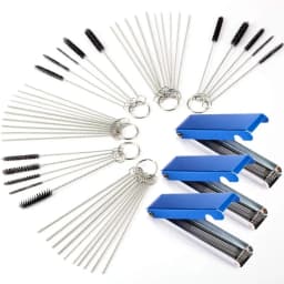 Carburetor Carbon Dirt Jet Remove Cleaning Needles Brushes Cleaner Tools for Automobile Motorcycle ATV Welder Carb Chainsaw