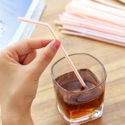 50-1000Pcs Drinking Straws Colorful & Black rietjes Flexible Wedding Party Supplies Drinking Straws Kitchen Wholesale
