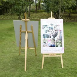 Pine Wood Table Easel Adjustable For Artist Easel Painting Craft Wooden Stand For Party Decoration Party Supplies 1.5m/1.75m