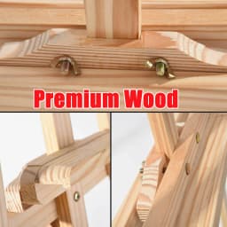 Pine Wood Table Easel Adjustable For Artist Easel Painting Craft Wooden Stand For Party Decoration Party Supplies 1.5m/1.75m