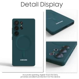 For Samsung Galaxy S25 S24 S23 S22 S21 S26 Plus S20 FE Ultra 5G S26Ultra Magnetic Case Shockproof Protective Back Cover Funda