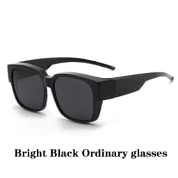 New Fashion Polarized Sunglasses Cover Over Myopia Prescription Glasses Portable Men Women Vintage Fishing Driving Eyewear