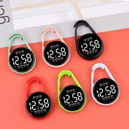 LED Electronic Hanging Watch Night Light Digital Electronic Hanging Watch Pocket Watch