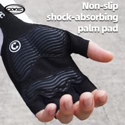 CXWXC Cycling Half Finger Gloves Men Women Breathable Anti-slip Glove Fitness Sport Training Gloves With Extended Wrist Guard