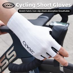 CXWXC Cycling Half Finger Gloves Men Women Breathable Anti-slip Glove Fitness Sport Training Gloves With Extended Wrist Guard