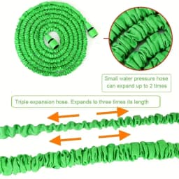 25FT-200FT Expandable Magic Hose Lightweight Design Durable Materials 7 Water Spraying Functions Gun Home Garden Watering Tools