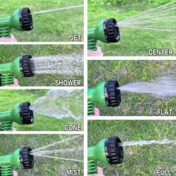 25FT-200FT Expandable Magic Hose Lightweight Design Durable Materials 7 Water Spraying Functions Gun Home Garden Watering Tools