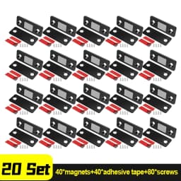 Wholesale Magnetic Door Catch Ultra-Thin Cabinet Catches Door Closed Magnets Sheet Adhesive Closet Drawer Window Magnet Latches