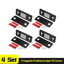 Wholesale Magnetic Door Catch Ultra-Thin Cabinet Catches Door Closed Magnets Sheet Adhesive Closet Drawer Window Magnet Latches
