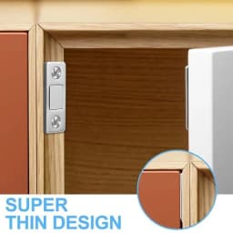 Wholesale Magnetic Door Catch Ultra-Thin Cabinet Catches Door Closed Magnets Sheet Adhesive Closet Drawer Window Magnet Latches