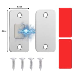 Wholesale Magnetic Door Catch Ultra-Thin Cabinet Catches Door Closed Magnets Sheet Adhesive Closet Drawer Window Magnet Latches