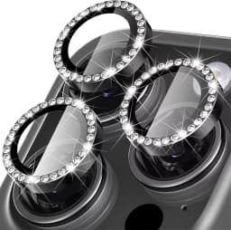 Glitter Diamond Rhinestone Camera Lens Protector for iPhone 17 18 Pro Max 16 16Pro 15 14 Plus 13 12 Mini 11 Air 17Pro 18Pro Max