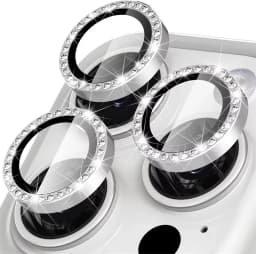 Glitter Diamond Rhinestone Camera Lens Protector for iPhone 17 18 Pro Max 16 16Pro 15 14 Plus 13 12 Mini 11 Air 17Pro 18Pro Max