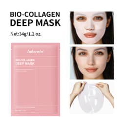 Korean Deep Collagen Mask Peel Off Mask Face Anti Wrinkle Lifting Skin Care Masks Bio Pack Night Wrapping Woman Overnight Skin