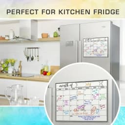 Magnetic Refrigerator Dry Erase Calendar Monthly Planner Whiteboard Record Message Board Memo Pad Fridge Magnets Kitchen Decor