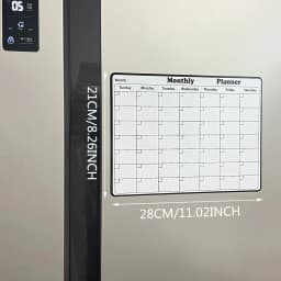 Magnetic Refrigerator Dry Erase Calendar Monthly Planner Whiteboard Record Message Board Memo Pad Fridge Magnets Kitchen Decor
