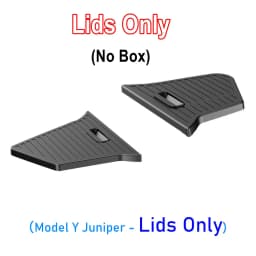 For Tesla Model Y Juniper Trunk Organizer Side Storage Box Boot Organizer Flocked TPE Mat Anti-dirty 2025 Car Travel Accessories