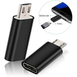 Mini Type C To Micro USB Android Charging Adapter Converter for Samsung Xiaomi Huawei Usbc To Microusb V8 Sync Charger Jack