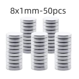 Strong Round Magnets for Fridge, DIY, Projects, Science, Office 3x1 3x2 5x1 5x2 8x1 8x2