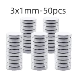 Strong Round Magnets for Fridge, DIY, Projects, Science, Office 3x1 3x2 5x1 5x2 8x1 8x2