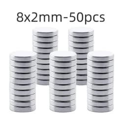 Strong Round Magnets for Fridge, DIY, Projects, Science, Office 3x1 3x2 5x1 5x2 8x1 8x2