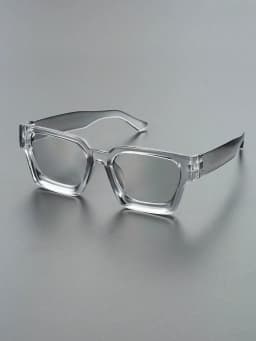 1/2 PC S Classic Fashion Square Plastic Frame Women Sunglasses For Men Daily Life Shades Eyewear Accessories.
