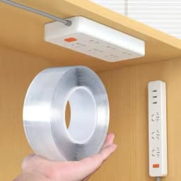 1-10M Nano Double Sided Adhesive Tape Heavy Duty Clear Waterproof Traceless Extra Strong Glue Removable Seal Gap Strip 1/2/3/5cm