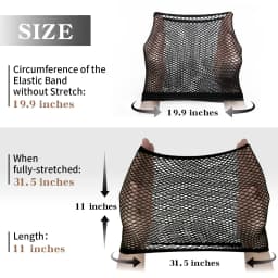 G&T Wig Black Mesh Wig Cap Net, Closed End Hair Mesh Net, Liner Weaving Caps for Women, Men, Kids, Wig Caps