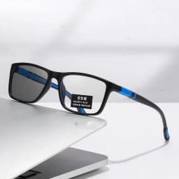 Photochromic Anti Blue Light Outdoor Sports Cycling Ultra Light High-definition Color Changing Myopia Glasses 0 -0.5 -0.75 -1.25