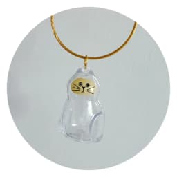 Transparent Dog Hair Storage Container Adorable Pet Keepsake Capsule Pendant With Key Ring for Pet Lovers DIY Memorial Keychain